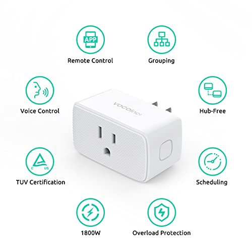 VOCOlinc Smart Plug for HomeKit & Alexa - 2 Pack