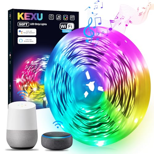 Smart WiFi LED Strip Lights with App Control