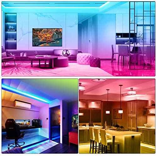 Smart RGB LED Strip Lights with App Control