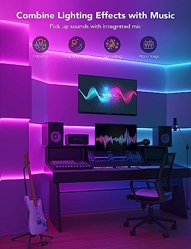 Smart RGBIC LED Strip Lights - 65.6ft