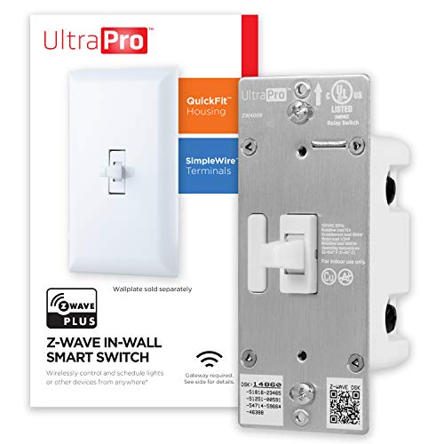 Z-Wave Smart Toggle Light Switch – Works with Alexa