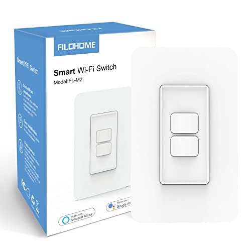 Smart Light Switch with Alexa & Google Compatibility