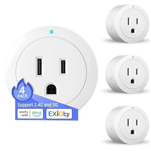 Smart Plug 4 Pack, Works with Alexa & Bluetooth