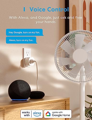Meross Mini Smart Plug 4-Pack with Voice Control