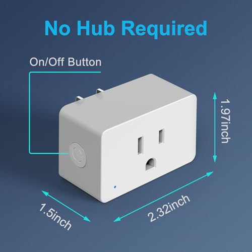 MMU Smart Plug 5 Pack - Alexa & Google Compatible