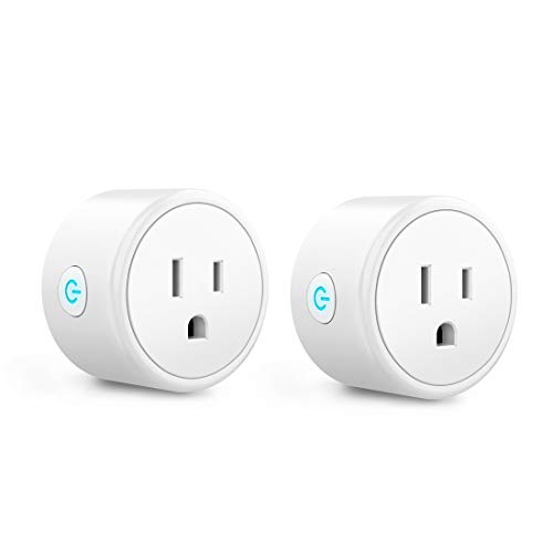 Aoycocr Mini Smart Plugs - Bluetooth WiFi 2-Pack