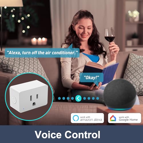 MMU Smart Plug 5 Pack - Alexa & Google Compatible