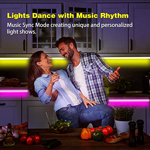 Smart WiFi LED Strip Lights with App Control