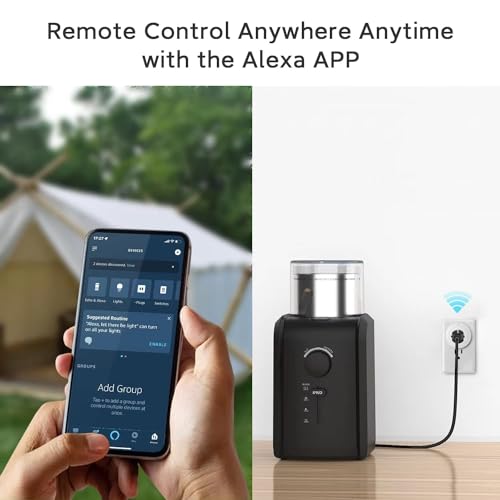 Amysen Smart Plug 4-Pack with Alexa Compatibility