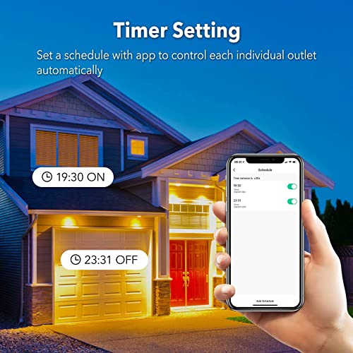Outdoor Smart WiFi Plug with App Control