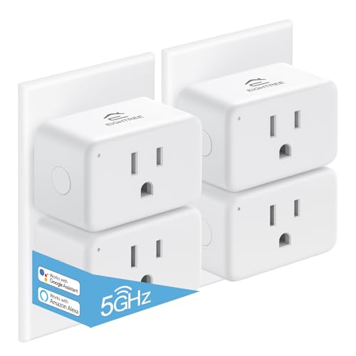 EIGHTREE 5GHz Smart Plug 4-Pack with Energy Monitor