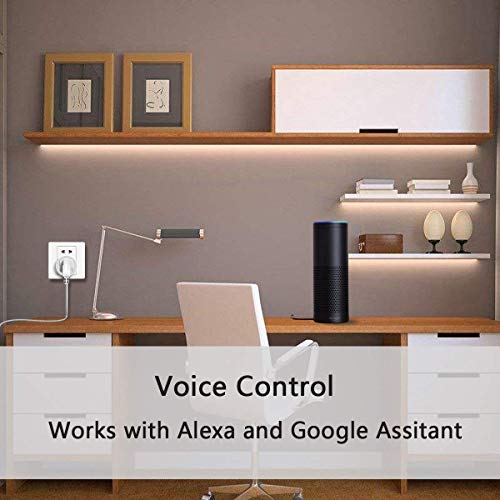 Amysen Smart Plug 4-Pack with Alexa Compatibility