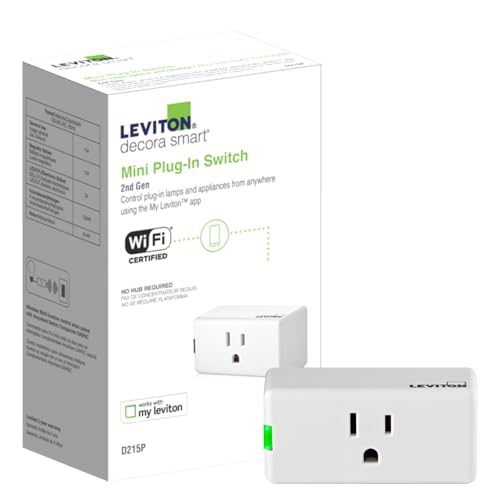 Leviton Decora Smart Wi-Fi Plug, 2nd Gen