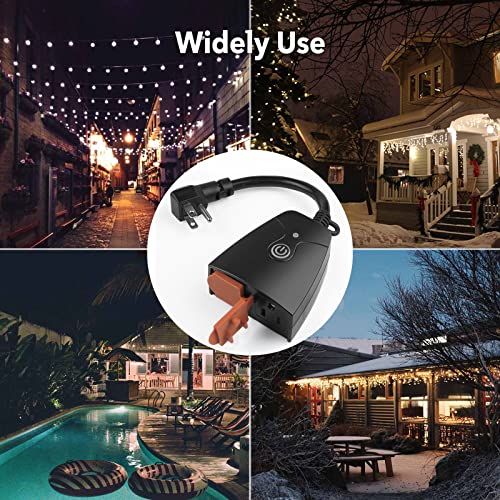 Outdoor Smart WiFi Plug with App Control