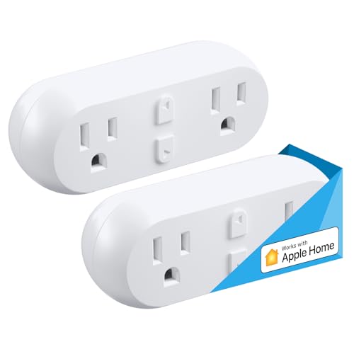 Meross 15A WiFi Dual Smart Plug 2-Pack
