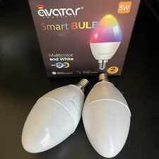 2 Pack Smart E12 LED Bulbs with 16 Million Colors