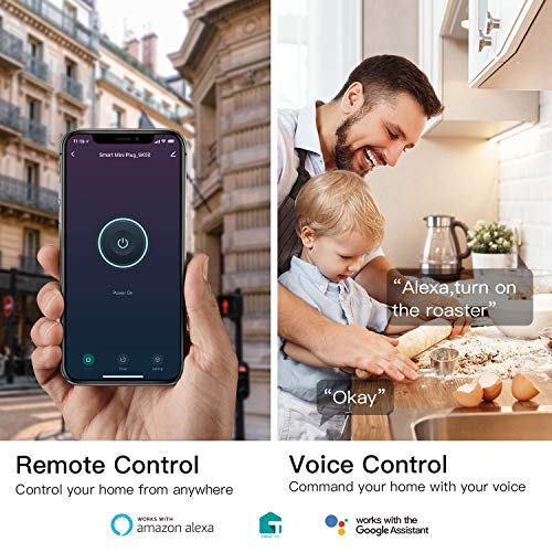 TREATLIFE Smart Plugs 4-Pack with Timer & Alexa