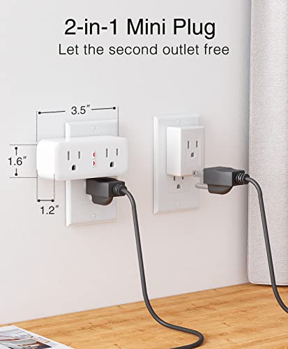 GHome Wi-Fi Smart Mini Plug Dual Socket (2 Pack)