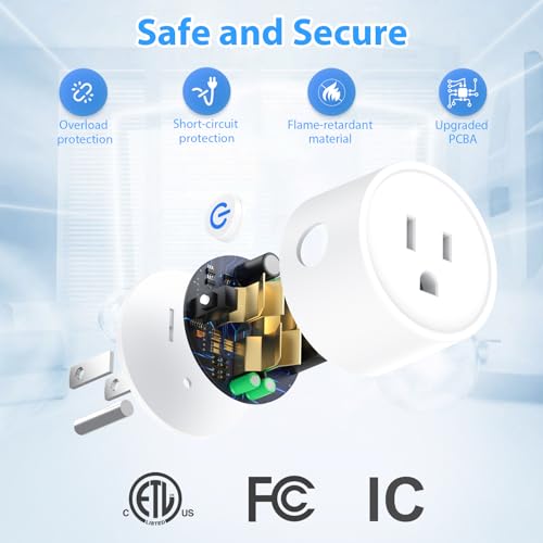 EIGHTREE Smart Plug for Alexa & Google Home