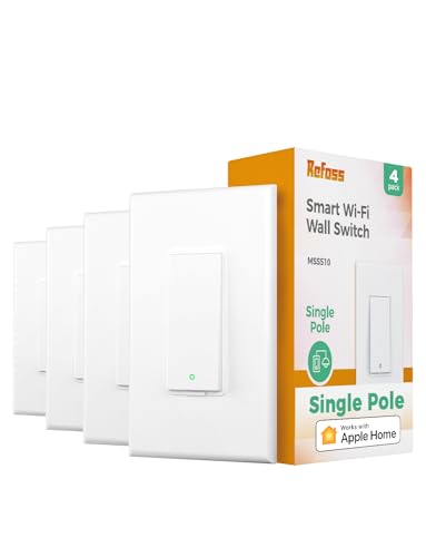 Refoss Smart Light Switches - 4 Pack, Voice Control