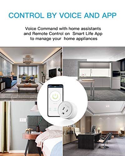 KTMC Mini WiFi Smart Plugs - 4 Pack