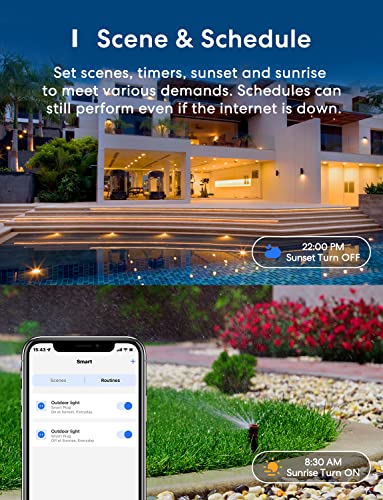 Smart Outdoor Wi-Fi Plug with Voice Control