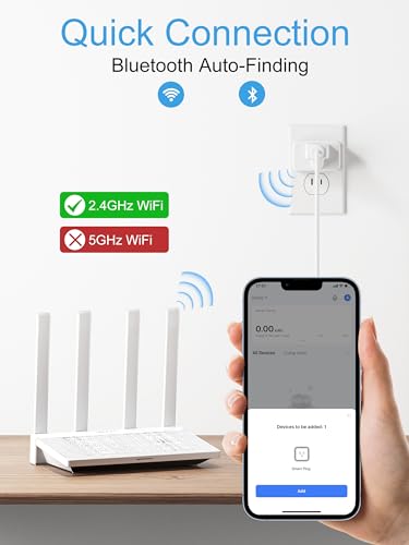 EIGHTREE Mini Smart Plug 15A - 4 Pack