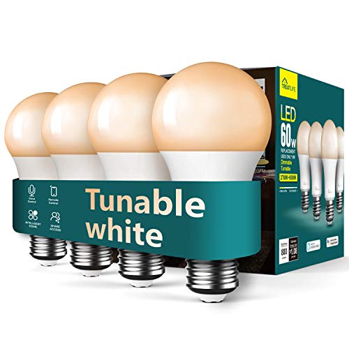 TREATLIFE Smart LED Bulbs - 4-Pack, Dimmable