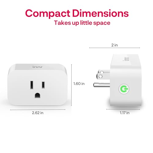 Innr Zigbee Smart Plug 2-Pack for Home Automation