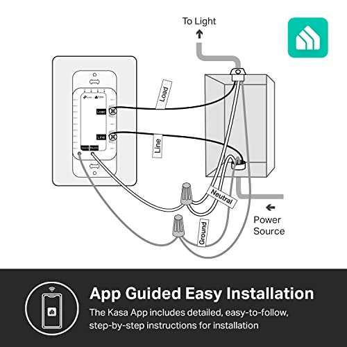 Kasa Smart Dimmer Switch for HomeKit and Voice Assistants