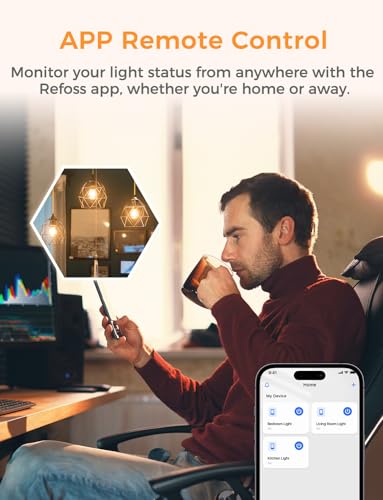 Refoss Smart Light Switches - 4 Pack, Voice Control