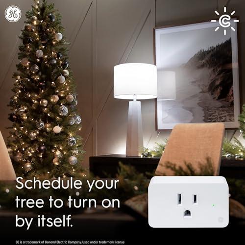 GE CYNC Smart Plug, Alexa & Google Home Compatible