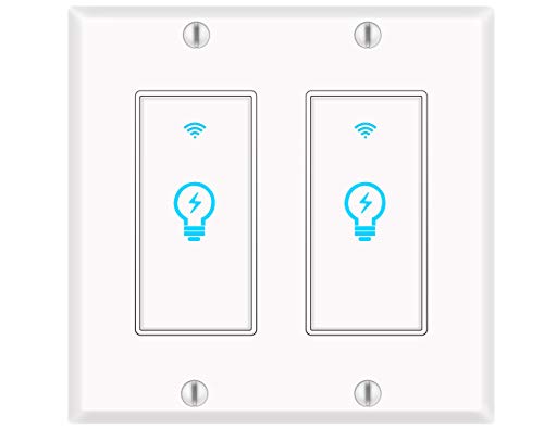 Smart Double Light Switch with Remote Control