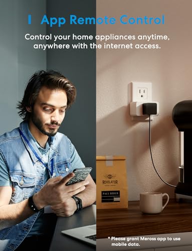 Meross Matter Smart Plug with Energy Monitoring - 4 Pack