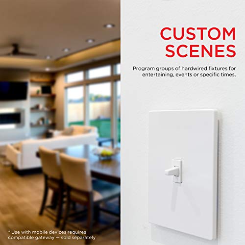 Z-Wave Smart Toggle Light Switch – Works with Alexa