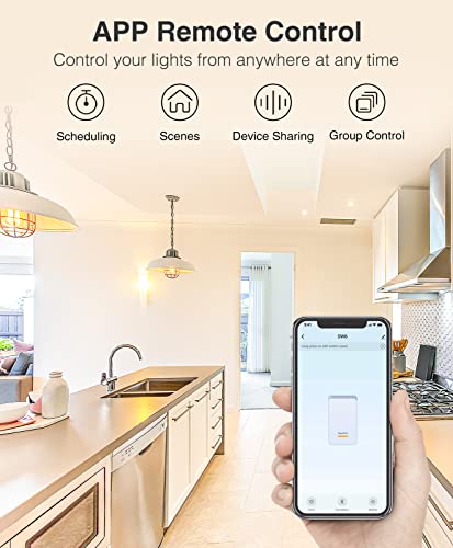 GHome Wi-Fi Smart 3-Way Light Switch