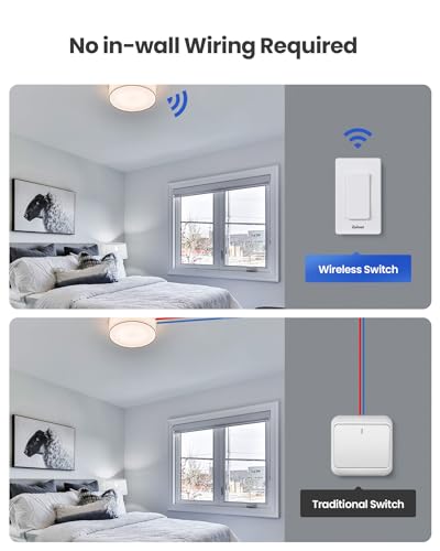 Zoiinet Wireless Remote Control Light Switch Kit