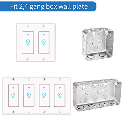 Smart Double Light Switch with Remote Control
