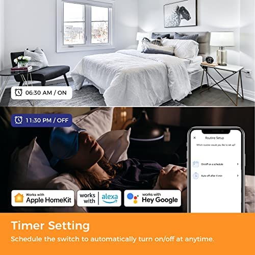 Refoss Smart Light Switches - 4 Pack, Voice Control