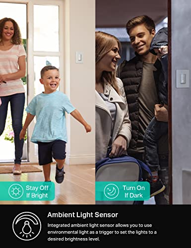 Smart Motion Sensor Dimmer Switch - 2-Pack