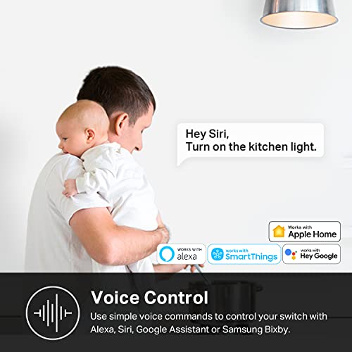 Kasa Smart Dimmer Switch for Apple HomeKit, 3-Pack