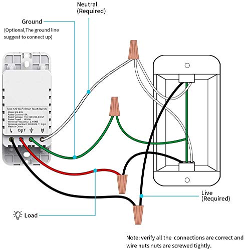 Smart Double Light Switch with Remote Control