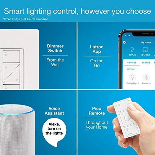 Lutron Caseta Smart Dimmer Switch with Remote