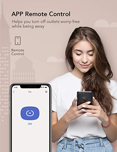 Nooie WiFi Smart Plug with Voice Control - 4 Pack
