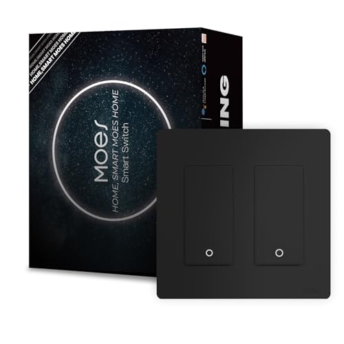 MOES WiFi Smart Light Switch - 2 Gang