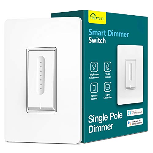 TREATLIFE WiFi Smart Dimmer Switch with Voice Control