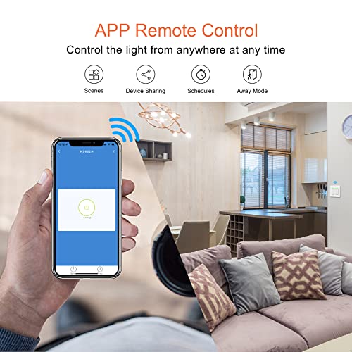 Milfra 3-Gang Smart Light Switch for Alexa