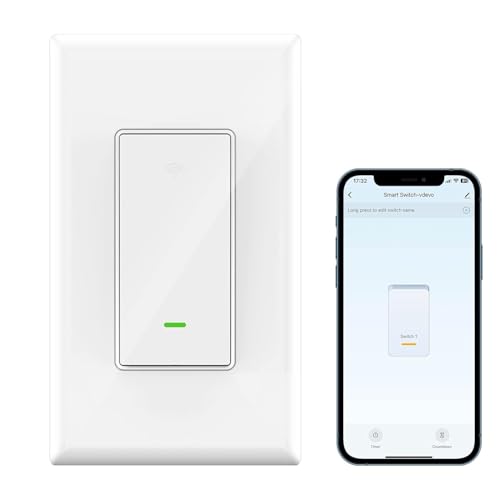 GHome Wi-Fi Smart Light Switch for Alexa/Google Home