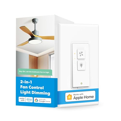 Meross Smart Fan Control & Dimmer Switch Combo