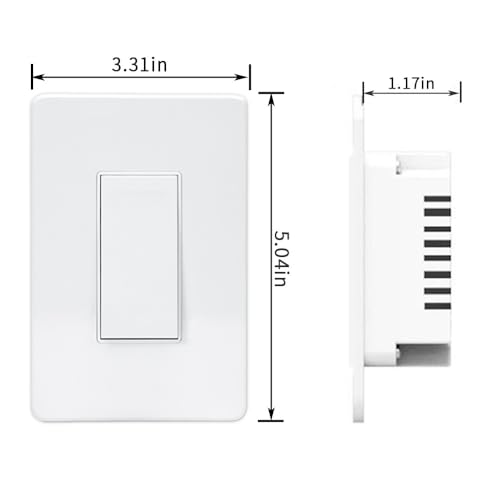 Smart 3-Way Light Switch with Alexa/Google Control